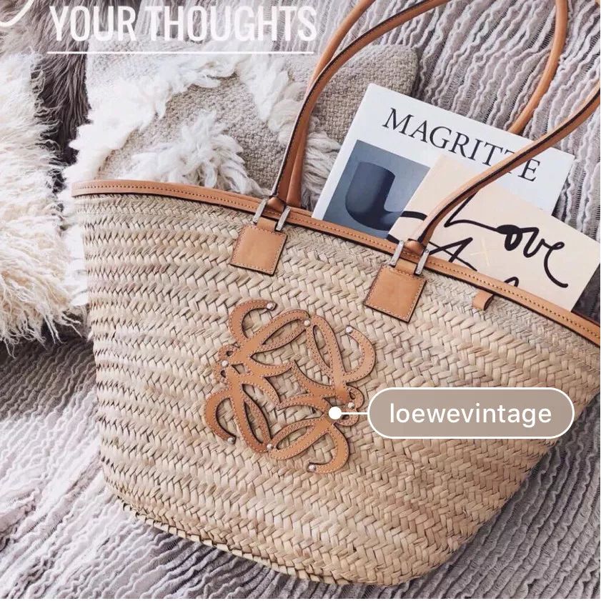 不是菜篮子不好看，这50款明星潮人都爱的草编包，才没有过时