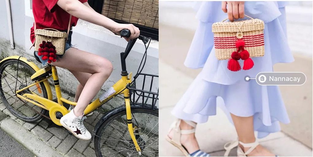 不是菜篮子不好看，这50款明星潮人都爱的草编包，才没有过时