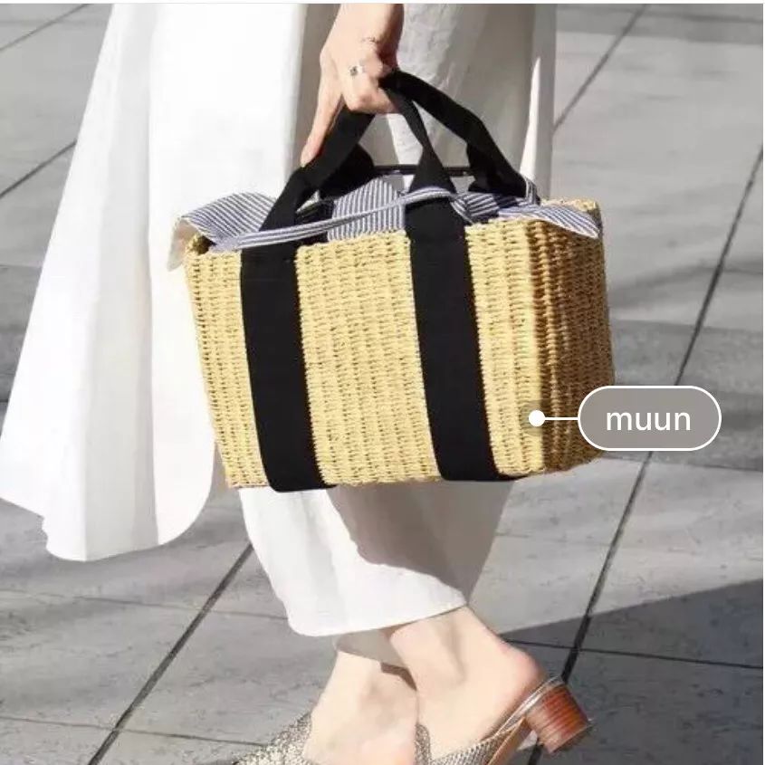 不是菜篮子不好看，这50款明星潮人都爱的草编包，才没有过时