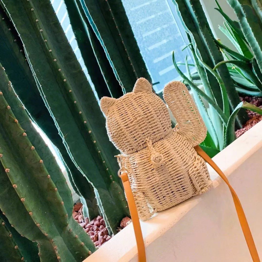 不是菜篮子不好看，这50款明星潮人都爱的草编包，才没有过时