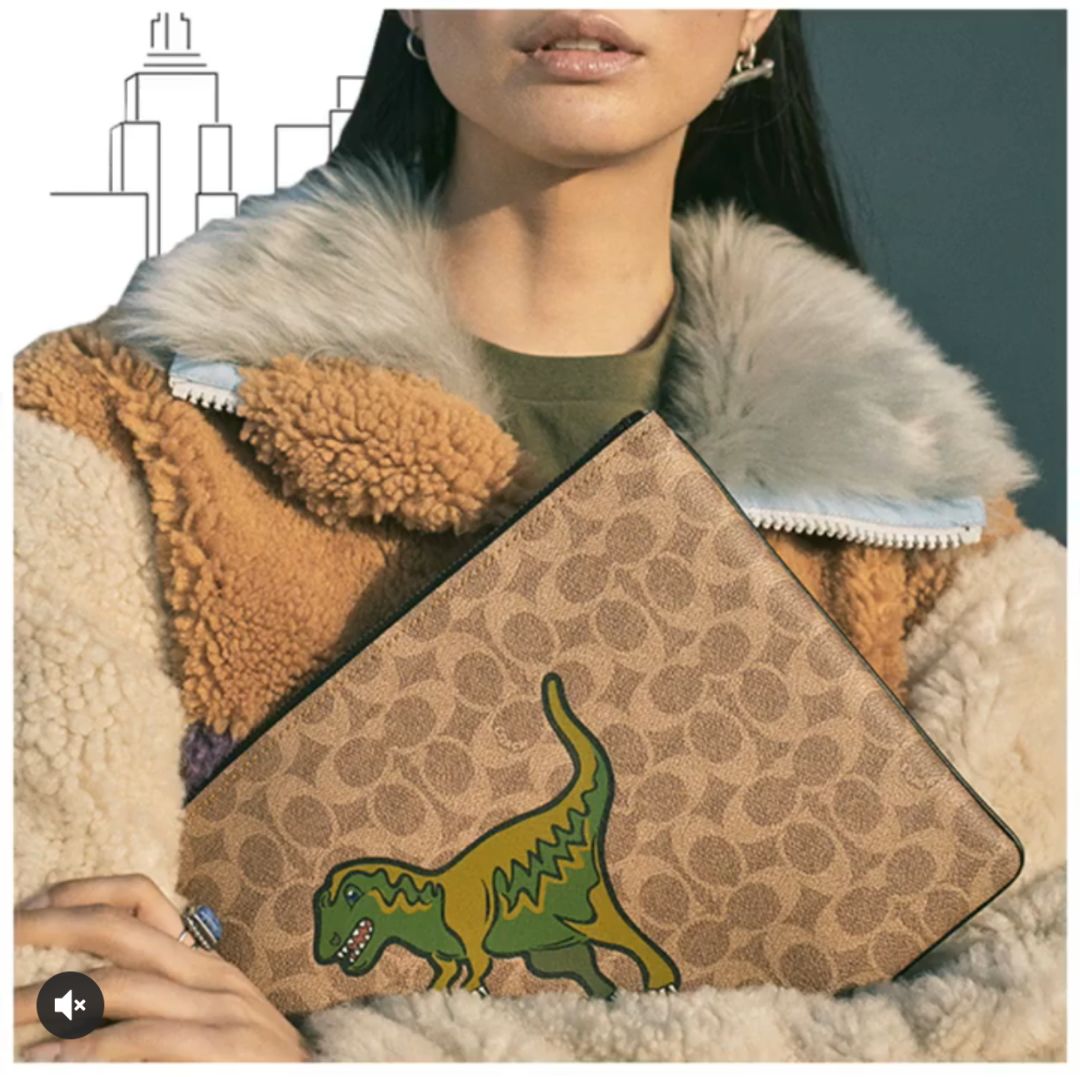 coach恐龙变身,fashion艺术家