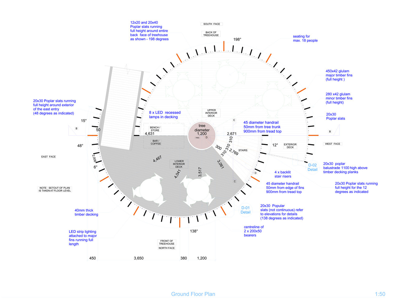 让这个红杉树上的餐厅来实现你儿时的树屋梦想
