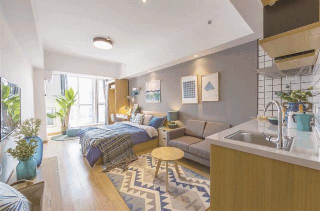 人才公寓样板房,拎包入住全新电梯公寓