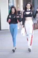 16个潮流感街拍,土味街拍劈叉