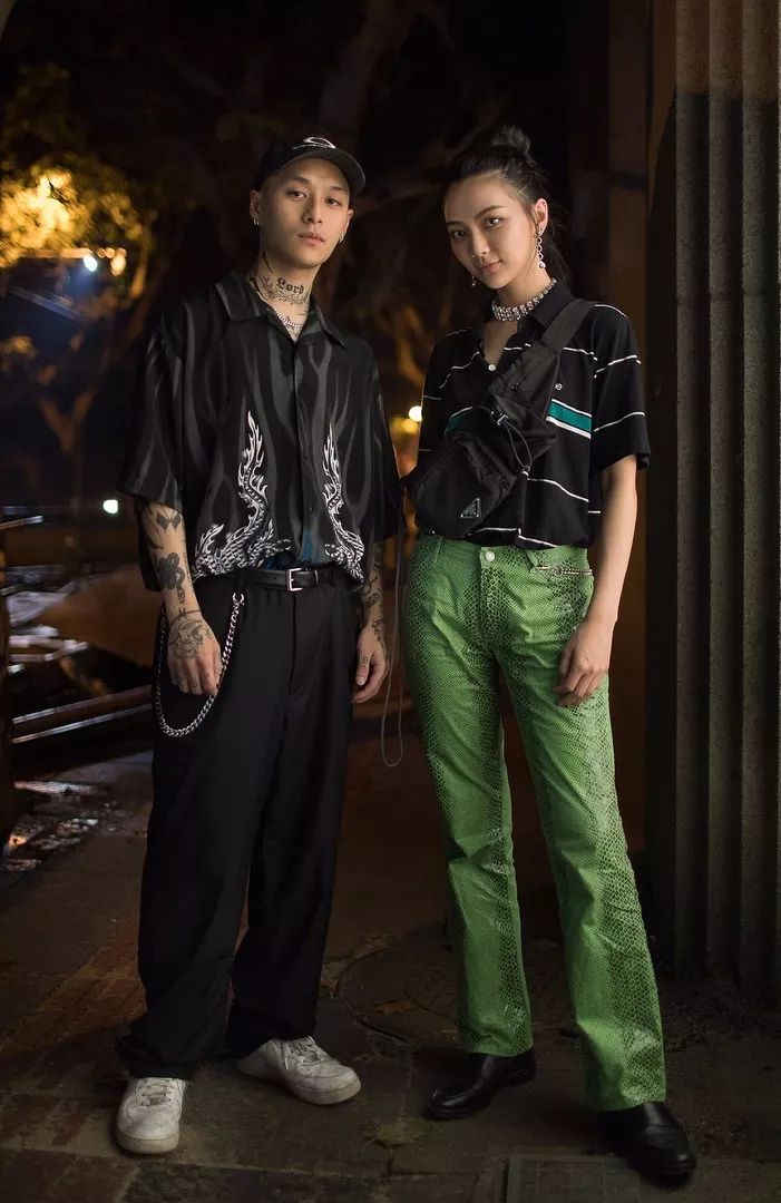 16个潮流感街拍,土味街拍劈叉