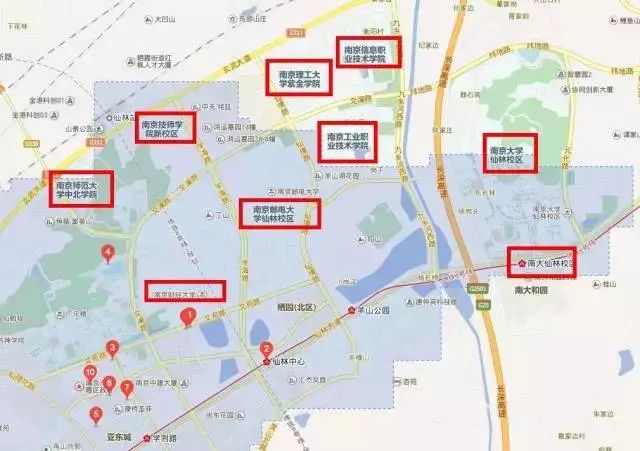 各省市大学城,各省大学城一览表