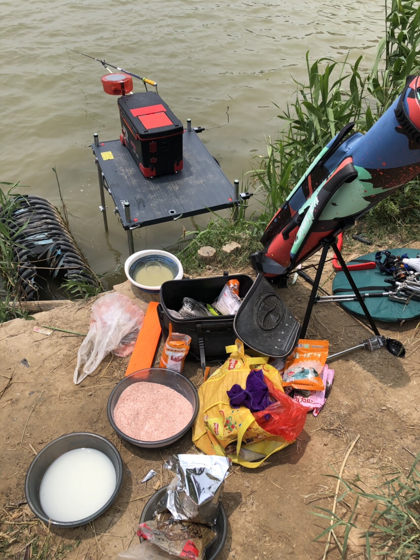 初春河流大水面野钓,大水面滑漂野钓