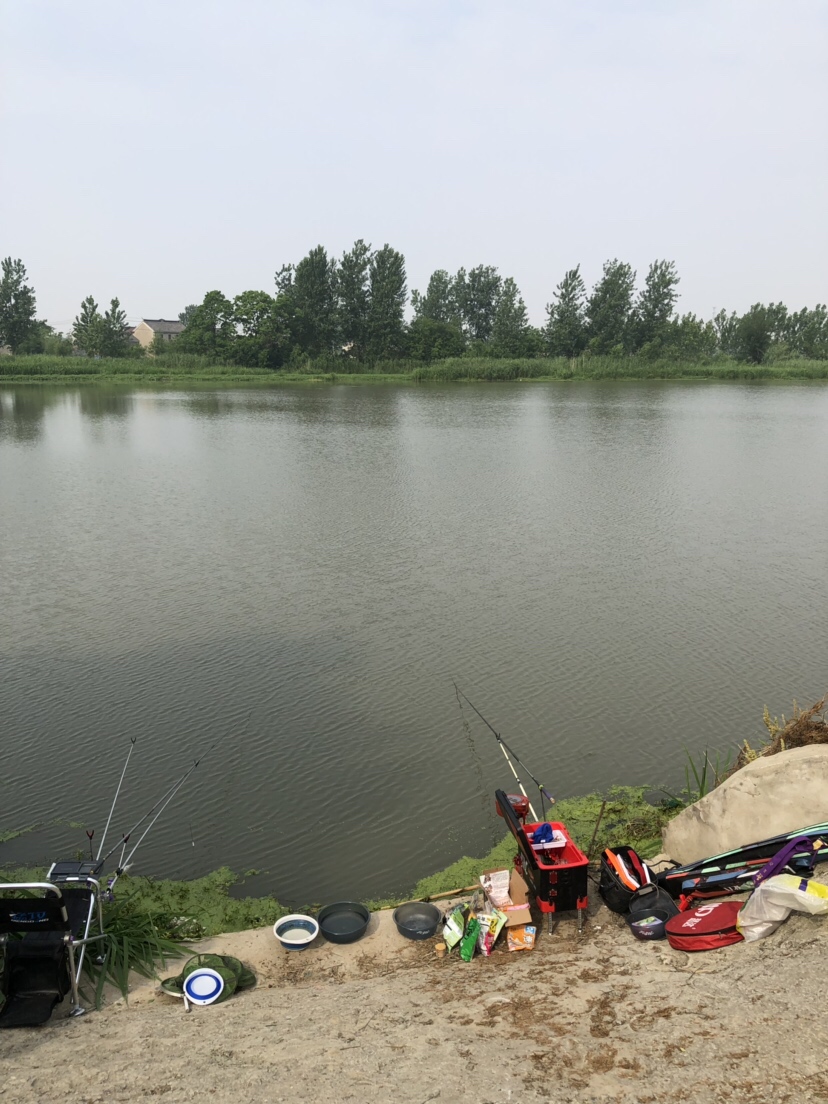 初春河流大水面野钓,大水面滑漂野钓