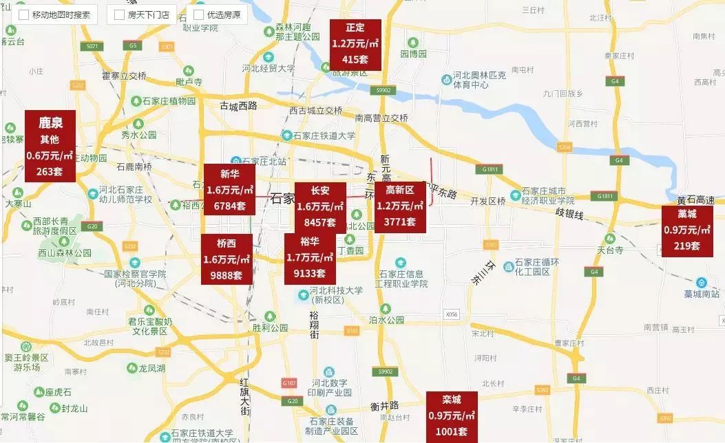 石家庄最新二手房价格表,石家庄二手房66万左右