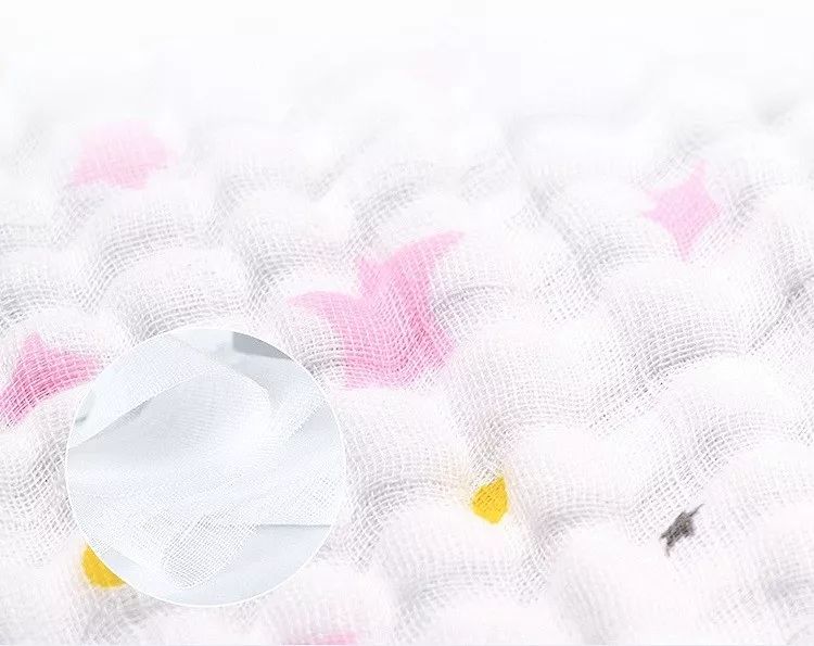婴儿浴巾面巾,婴儿用的四层纱布浴巾