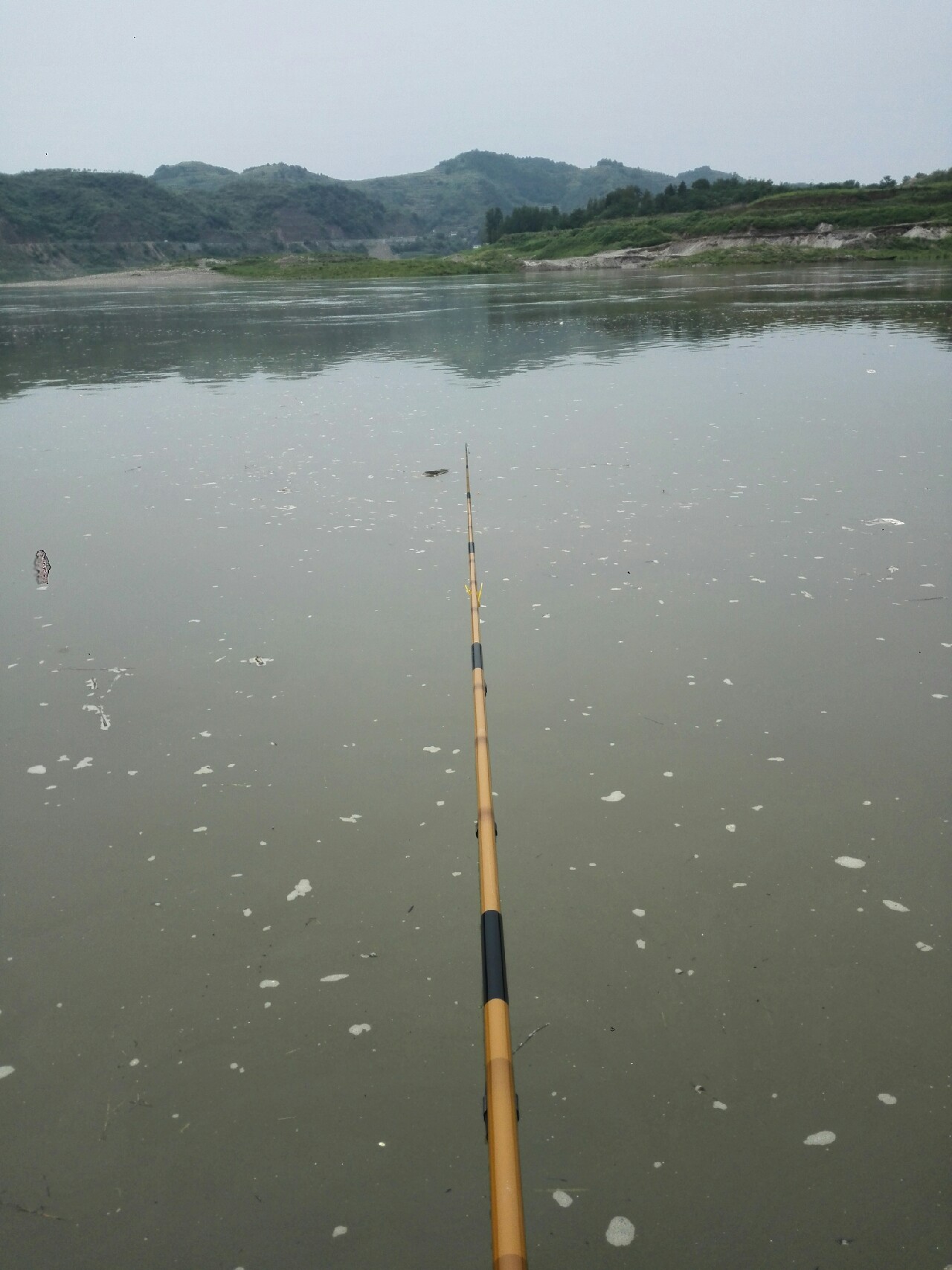 汉江涨水了,汉江涨水农田受淹