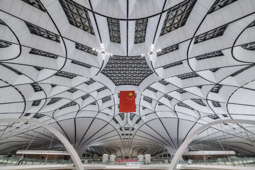 北京大兴机场最新照,北京大兴机场建造