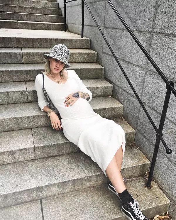 泫雅同款puma渔夫帽,ins港风街头百搭渔夫帽子