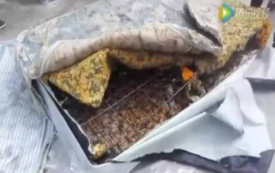 可怕的床垫,睡了10年的床垫拆开全是垃圾