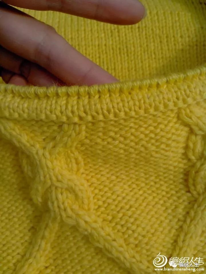 男士插肩袖扭花元宝针毛衣编织,插肩袖羊绒线薄款手工织毛衣教程