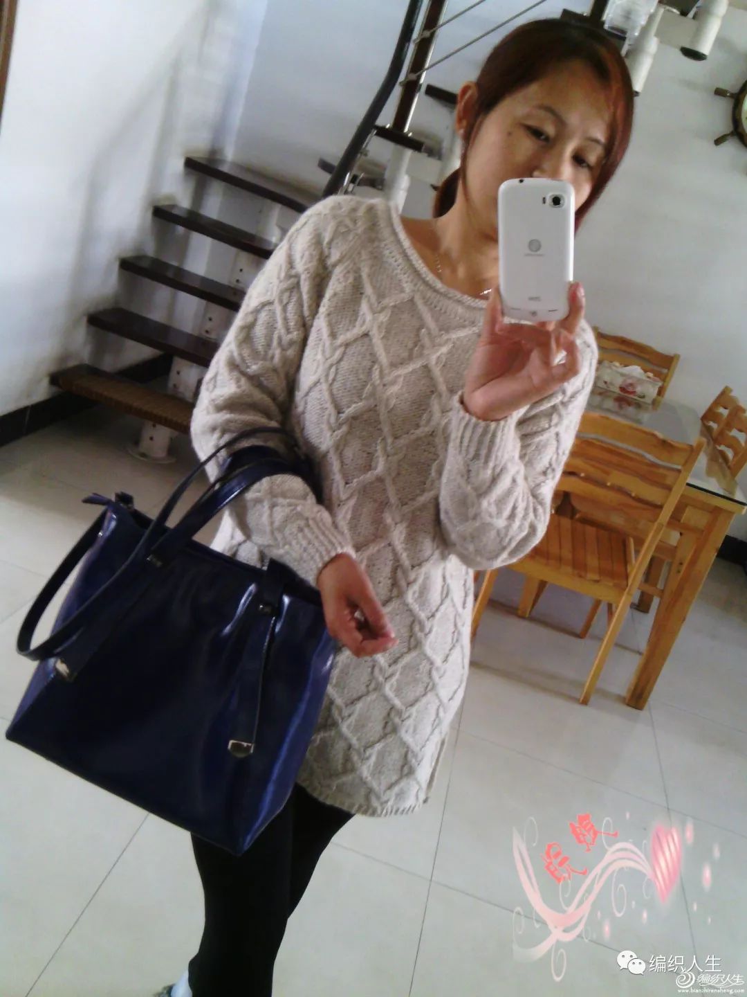 男士插肩袖扭花元宝针毛衣编织,插肩袖羊绒线薄款手工织毛衣教程