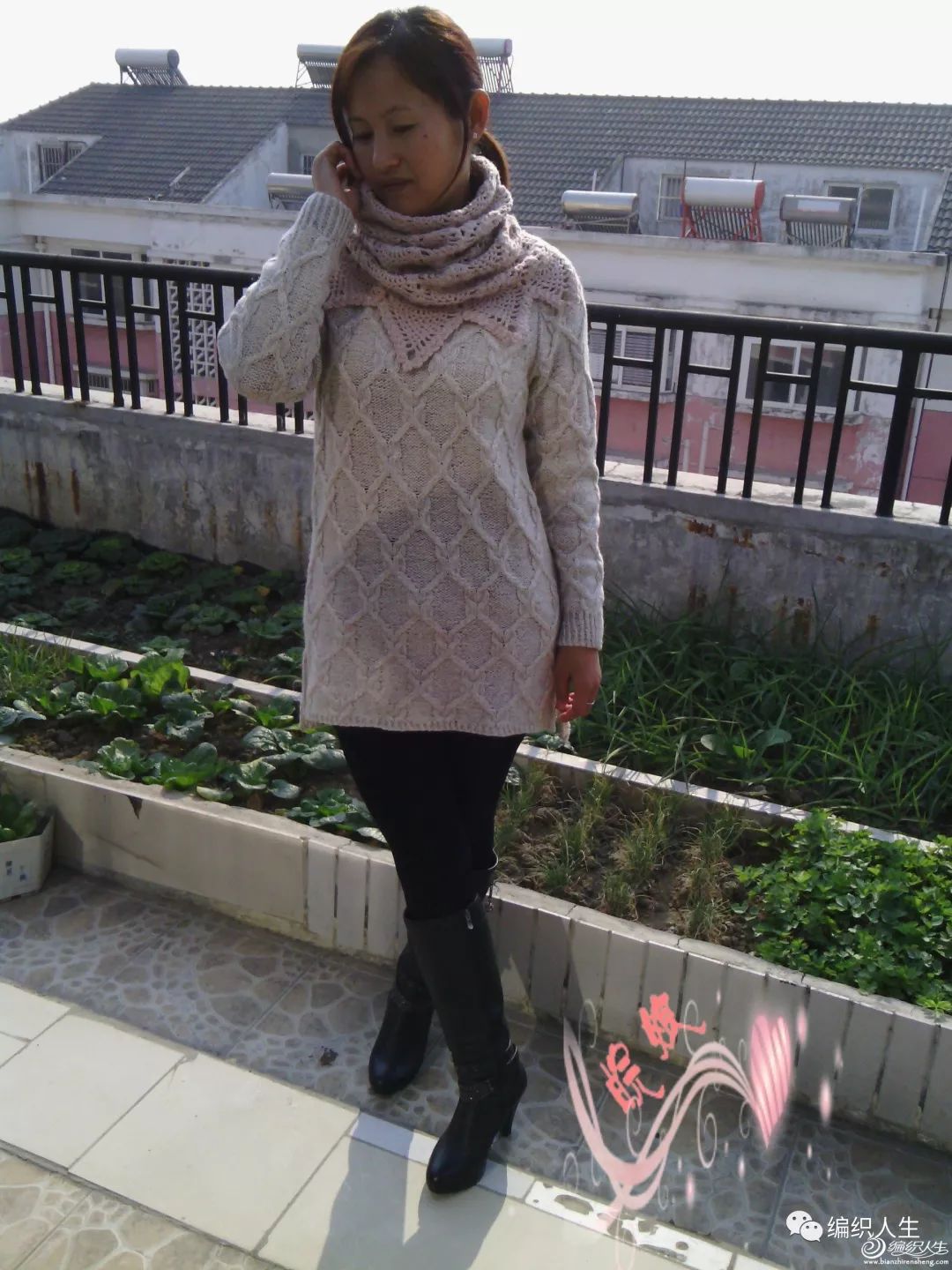 男士插肩袖扭花元宝针毛衣编织,插肩袖羊绒线薄款手工织毛衣教程