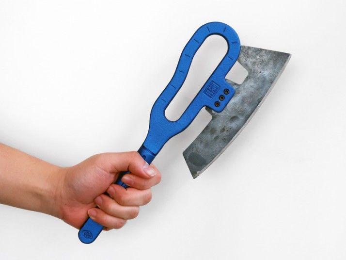 扎古热能斧样式的菜刀！做饭也能三倍速了