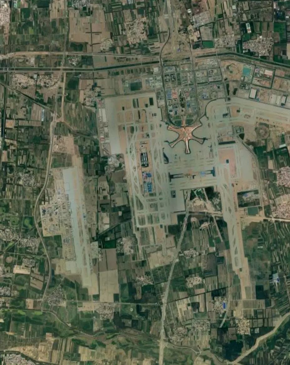 北京大兴机场最新照,北京大兴机场建造