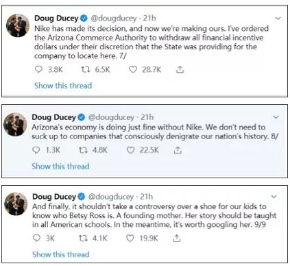 因为一面旗帜，耐克又被“爱国”带进坑