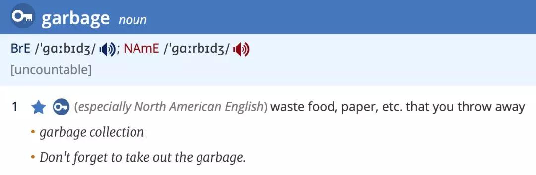 垃圾的英语都有什么,垃圾的英文有几种说法