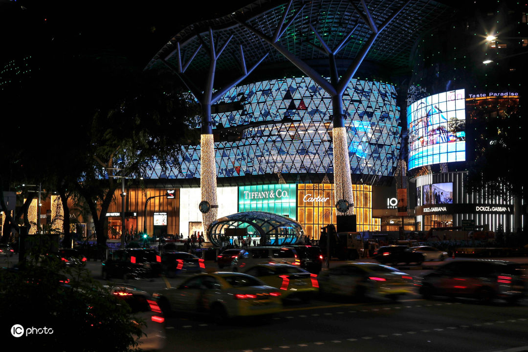 360度的新加坡夜景,新加坡高清夜景
