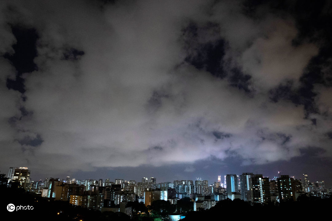 360度的新加坡夜景,新加坡高清夜景