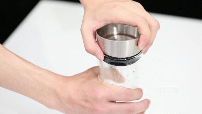 耐温差170℃，开水加冰块不怕炸裂，冰镇冷饮无限续杯