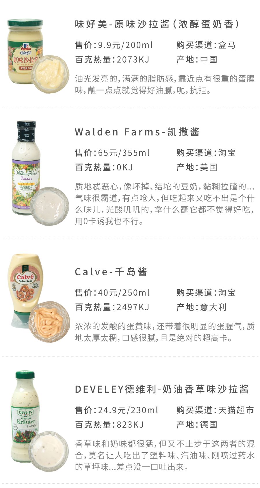 低卡版沙拉酱,低脂好吃的沙拉酱推荐