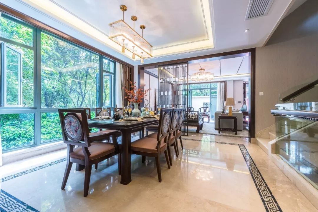 松江联排别墅价目表,松江富人区三合一的中式别墅