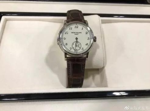 275万的百达翡丽戴手上，包装盒藏行李箱，游客“智闯”海关，结果……