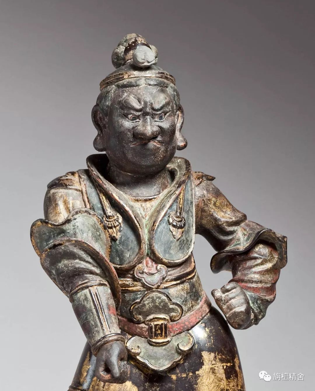 镰仓时代药师佛,镰仓时代彩绘木雕佛像