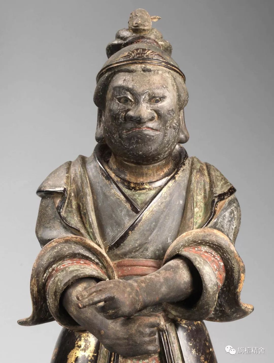 镰仓时代药师佛,镰仓时代彩绘木雕佛像