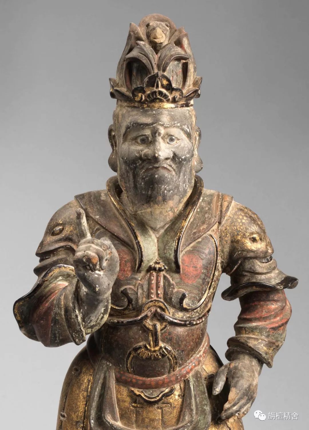 镰仓时代药师佛,镰仓时代彩绘木雕佛像