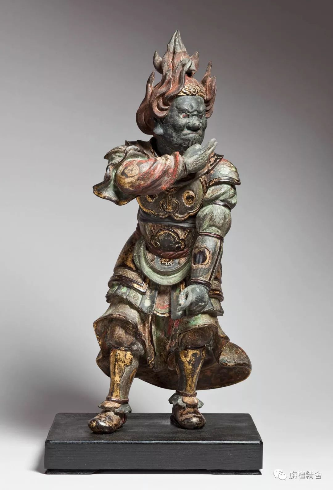 镰仓时代药师佛,镰仓时代彩绘木雕佛像