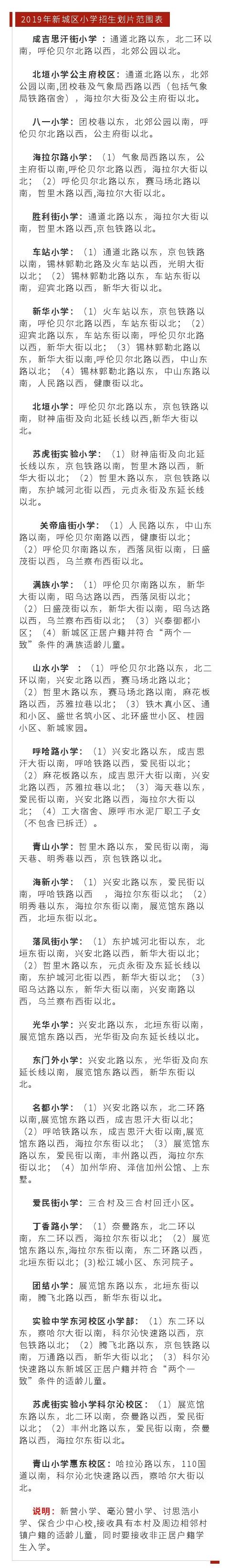 呼市2023小学划片地图,呼市2022小学划片区