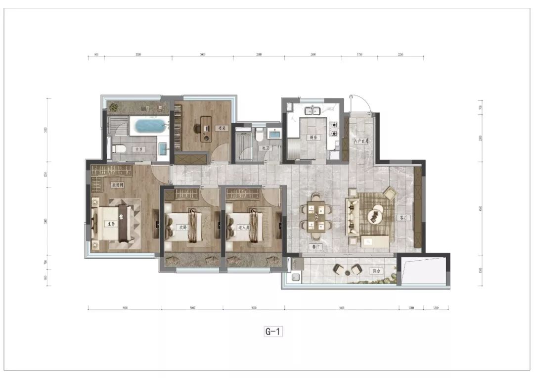 万科龙湖最新户型,万科四房户型