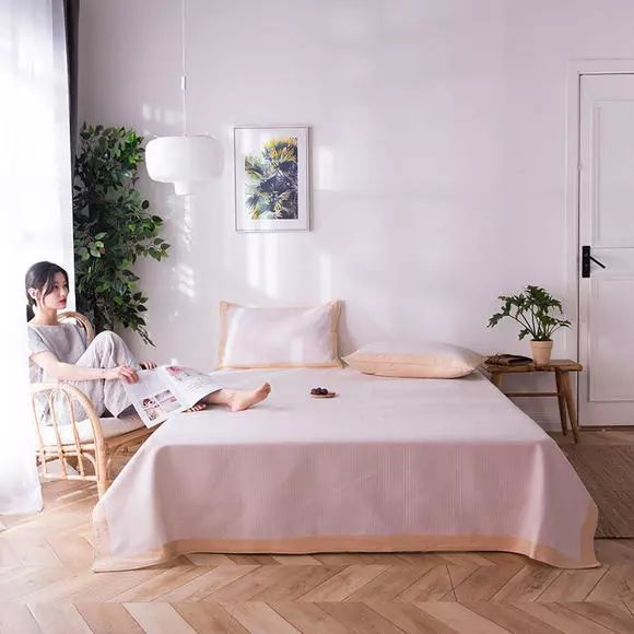 老粗布凉席凉而不冰,纯棉加厚特厚老粗布凉席