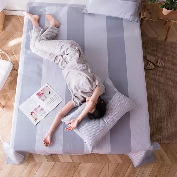 老粗布凉席凉而不冰,纯棉加厚特厚老粗布凉席