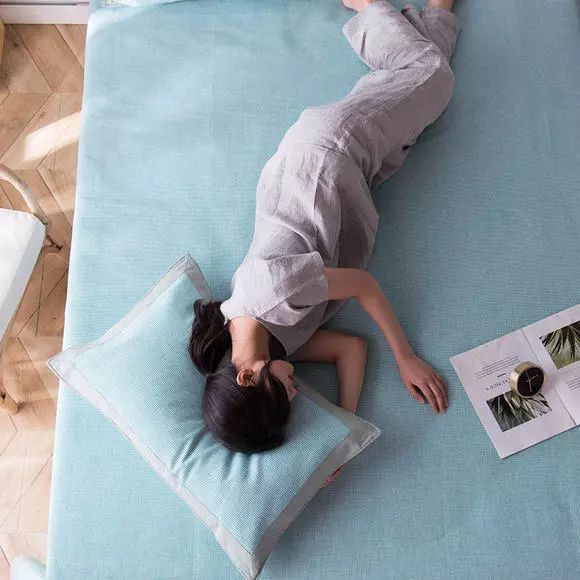 老粗布凉席凉而不冰,纯棉加厚特厚老粗布凉席