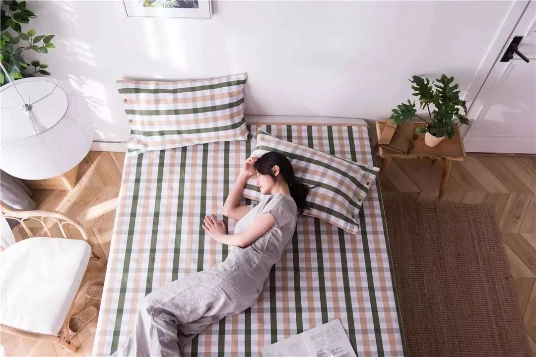 老粗布凉席凉而不冰,纯棉加厚特厚老粗布凉席