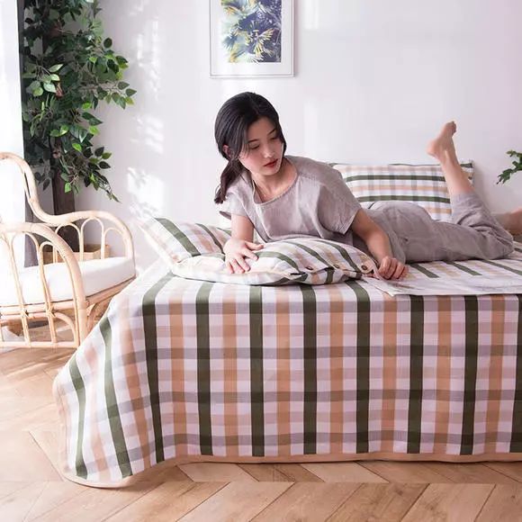 老粗布凉席凉而不冰,纯棉加厚特厚老粗布凉席