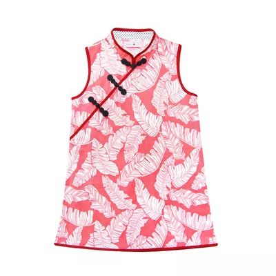 夏季改良中国风童装,改良版中式童装