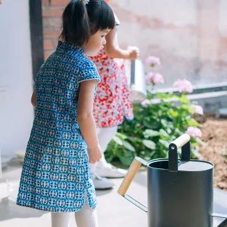 夏季改良中国风童装,改良版中式童装