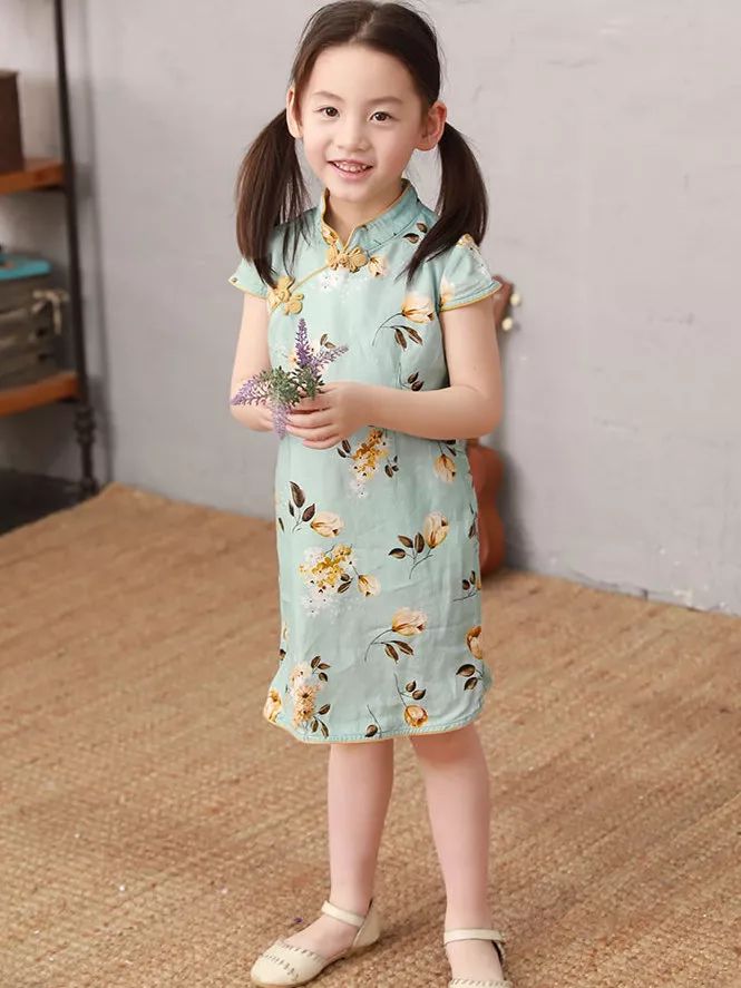 夏季改良中国风童装,改良版中式童装