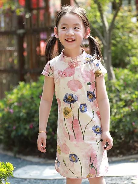 夏季改良中国风童装,改良版中式童装