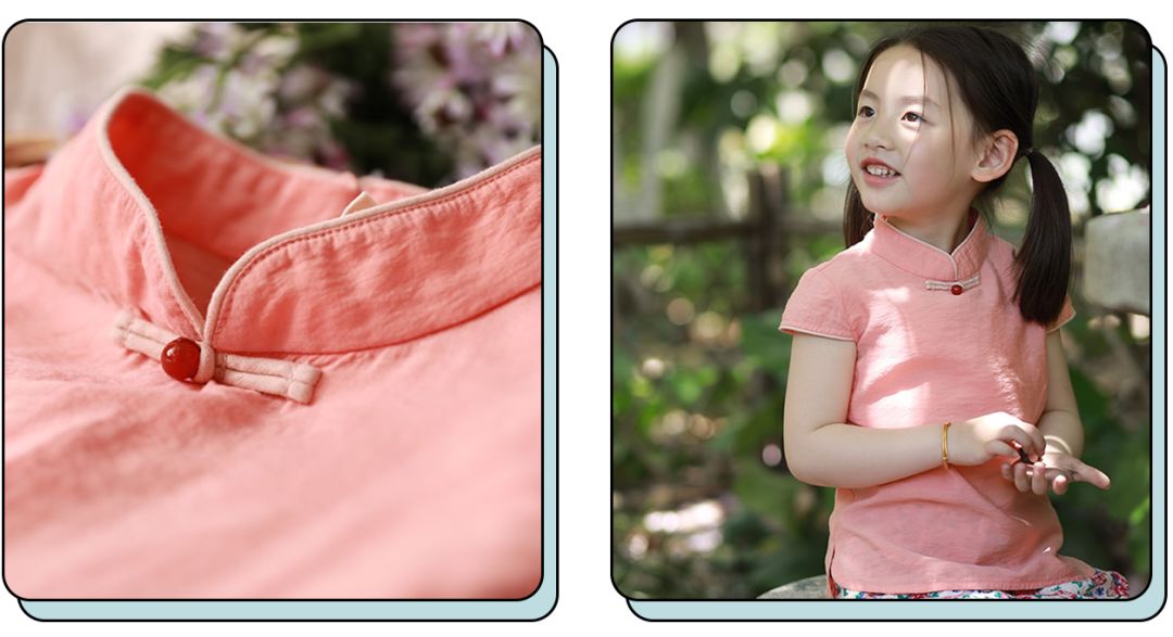 夏季改良中国风童装,改良版中式童装