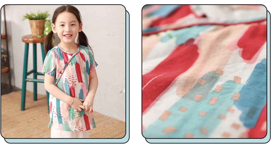 夏季改良中国风童装,改良版中式童装