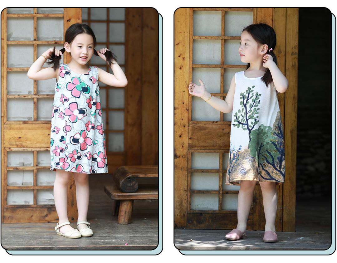 夏季改良中国风童装,改良版中式童装
