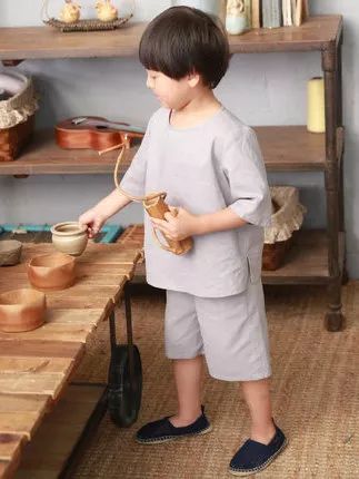 夏季改良中国风童装,改良版中式童装